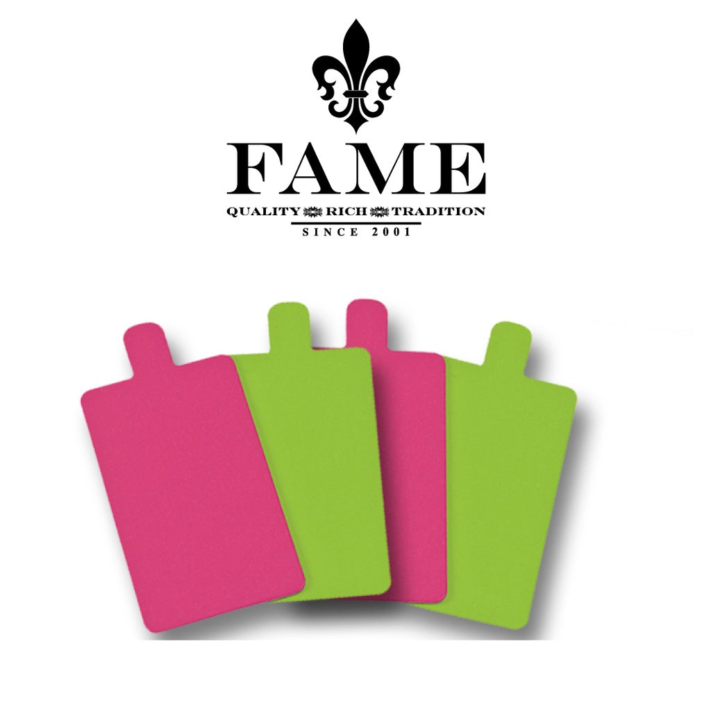 Colored Cardboard Tray Rectangular Fuchsia / Aniseed D.9.5X4.5cm X 200