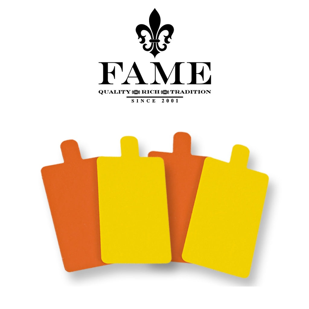 Colored Cardboard Tray Rectangular Orange / Lemon D.9.5x4.5cm X 200
