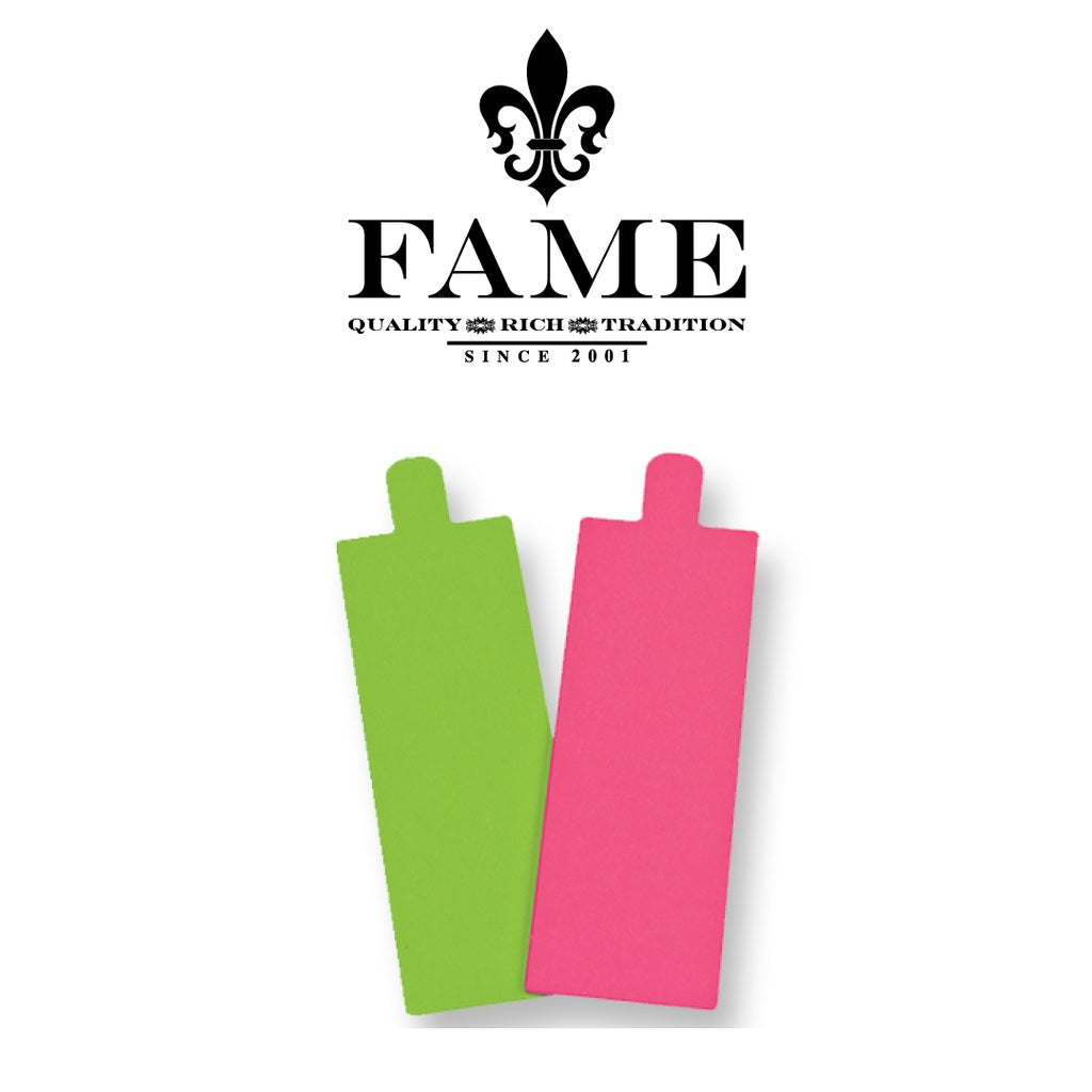 Colored Cardboard Tray Rectangular Fuchsia / Aniseed D.13X4.5cm X 200