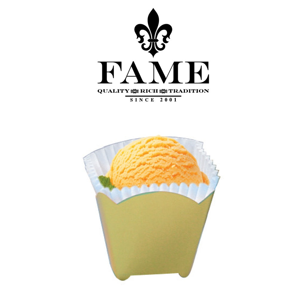 Gold Square Paper Cups With Lace D45mm X H50mm ? X 100