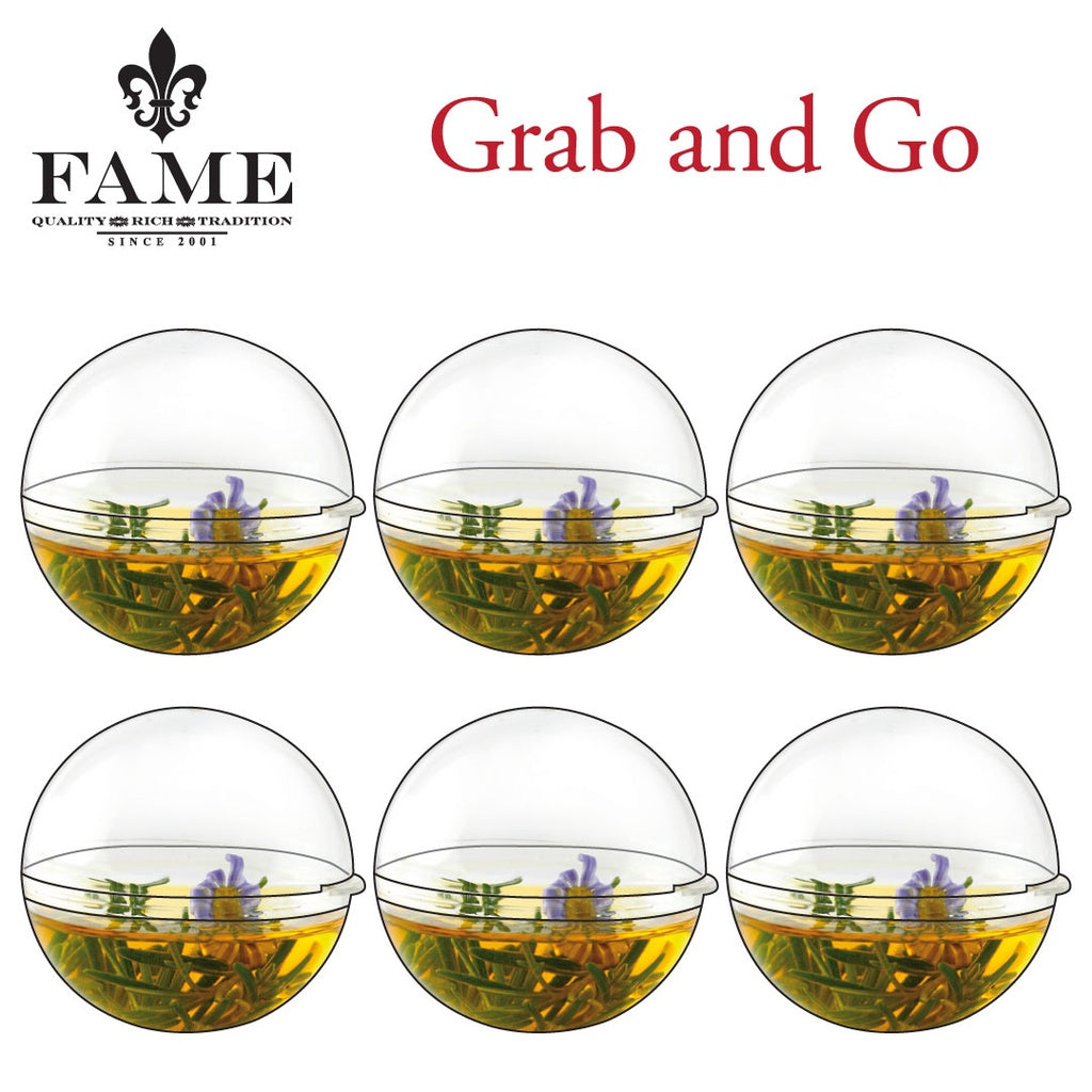 Perla sphere bowl 5cl with lid x 42pcs