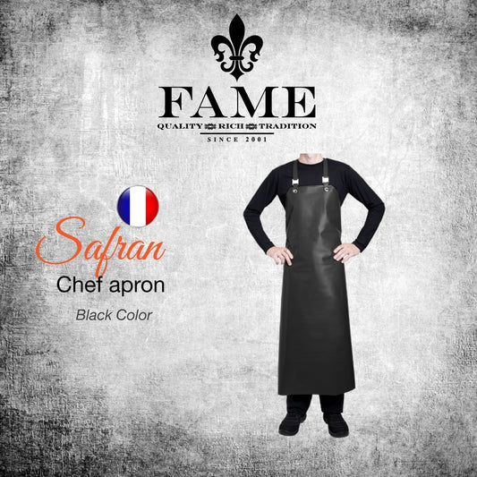 Safran Apron/Black/100cm