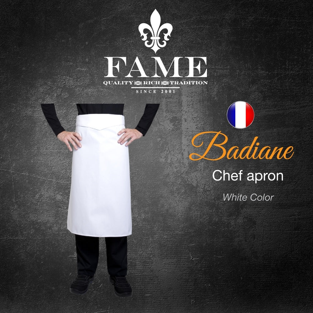 Badiane Chef Apron/White/Universal size