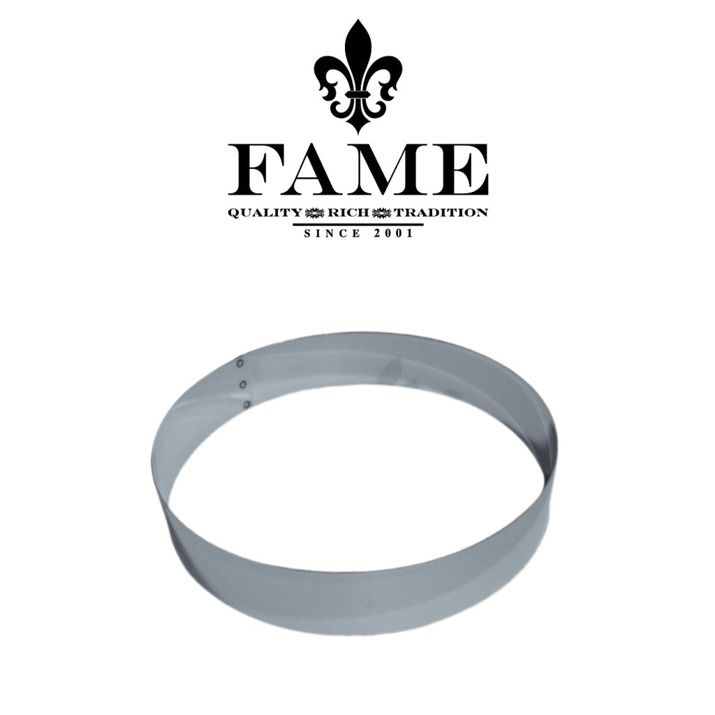 Mousse Ring Stainless Steel Diam.28cmX H.4.5cm