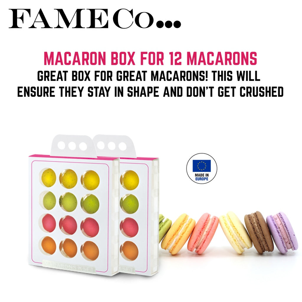 Macaron Box For 12 Macarons x 100pcs