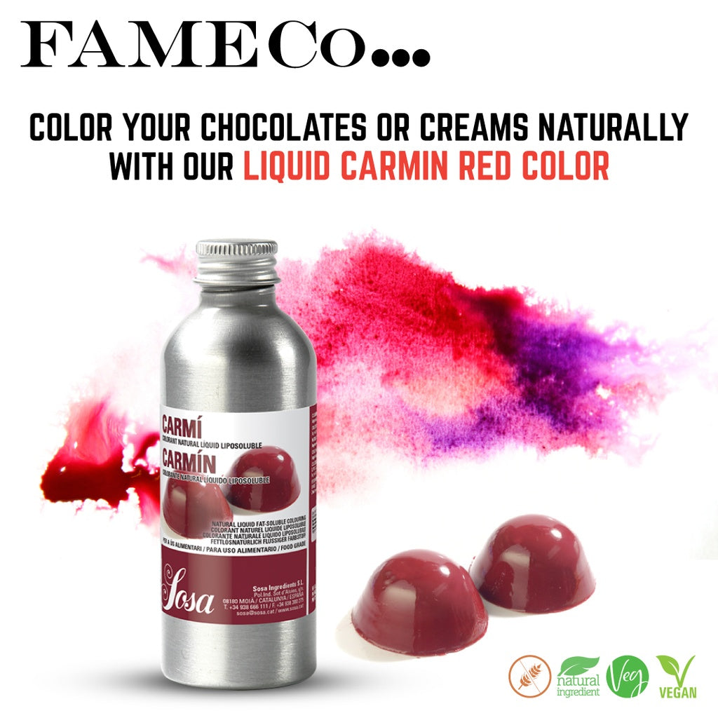 Natural Liquid Carmin Red Color for Chocolate